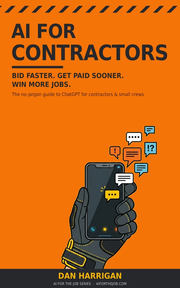 AI for Contractors by Dan Harrigan — United States edition — book cover
