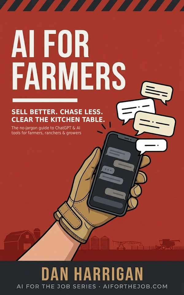 AI for Farmers by Dan Harrigan — Australian and New Zealand edition — book cover