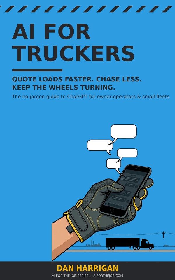 AI for Truckers by Dan Harrigan — United States edition — book cover